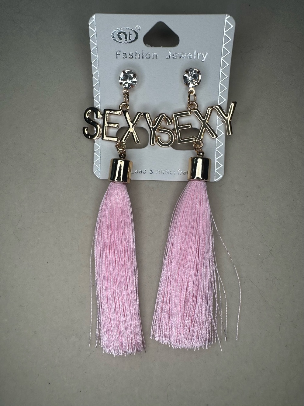 New SEXY Pink Tassel Drop Earrings - Fashion Jewelry